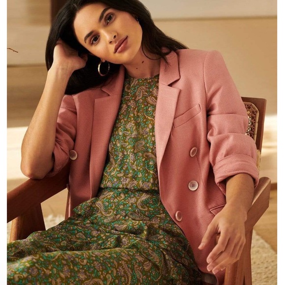 Veronica Beard Pink Odile Dickey Jacket Blazer NWOT - Picture 4 of 10